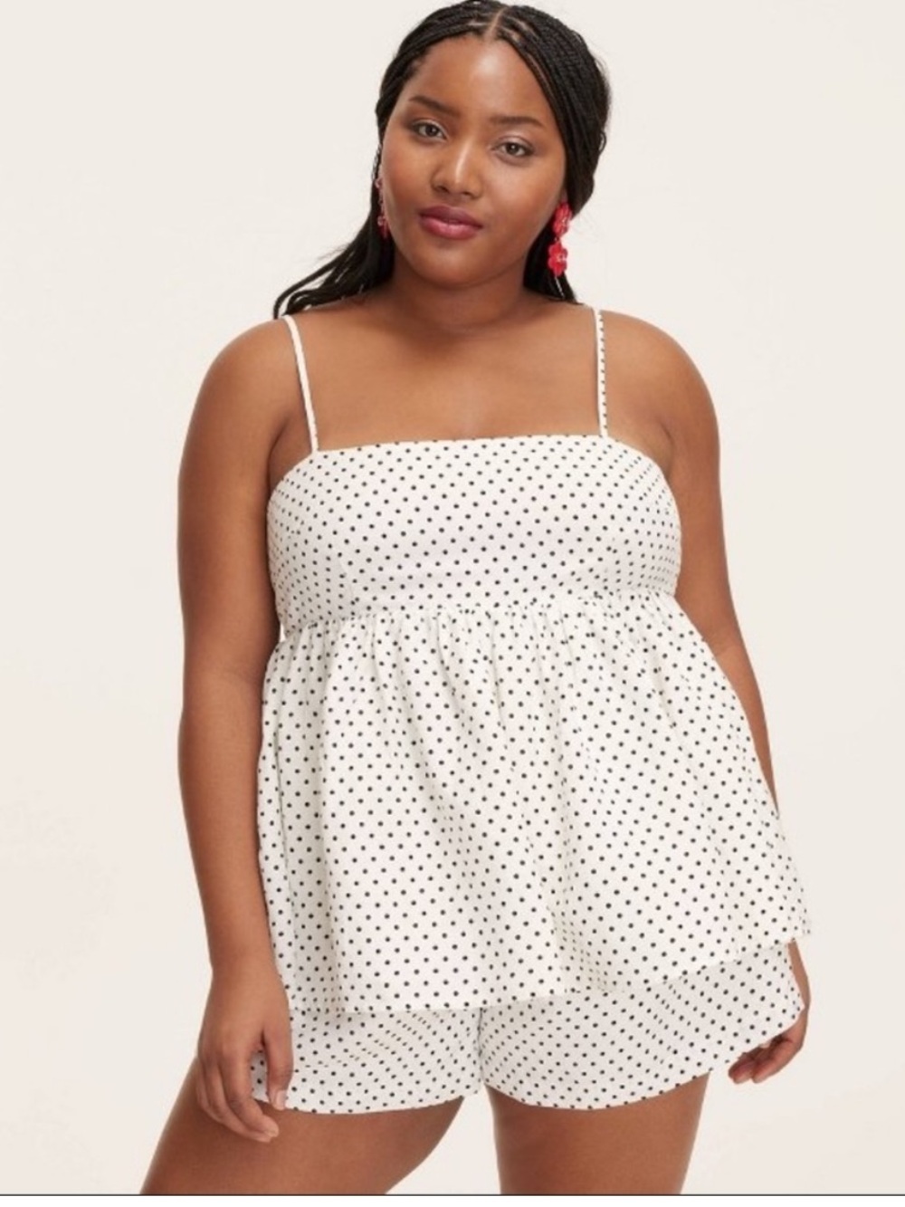 kate spade new york x Target White and Black Polka Dot Cami M